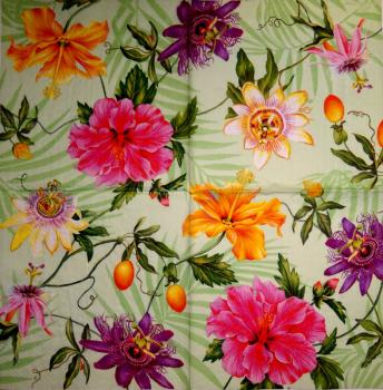 070 Lilies - 3-ply (orange) - Ihr - Carol Lake